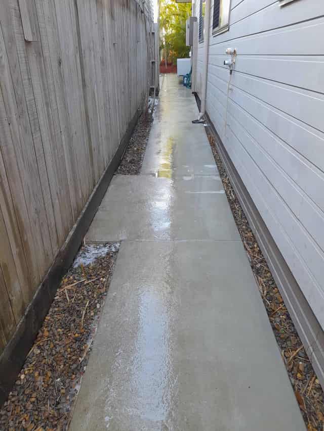 A Brisbane home after an H2O soft wash — clean and mould-free
