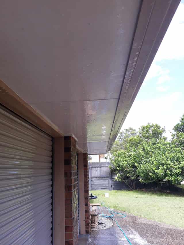 A Brisbane home after an H2O soft wash — clean and mould-free