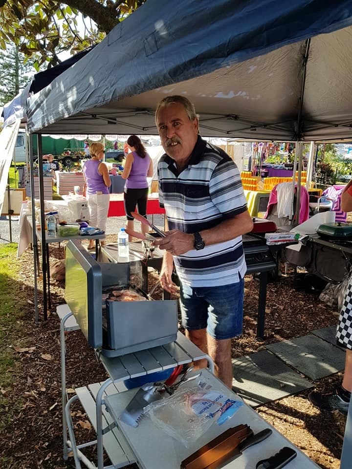 Jeff at a local market